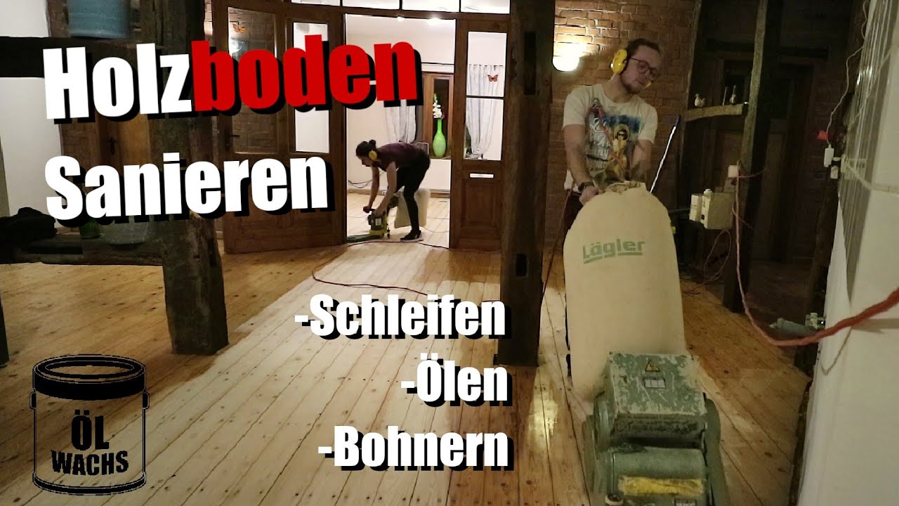 Einfach selber machen - Holzdielenboden Sanierung |alexmittm
