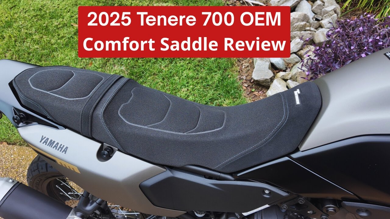 2025 Tenere 700 OEM Comfort Saddle Review - Uh Oh! - Taller?? Watch before you buy!