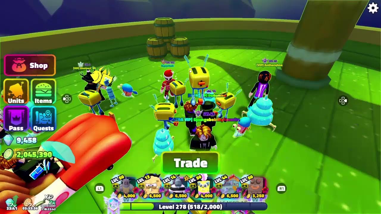 Playing Spongebob TD ft. Marvontop30 twich