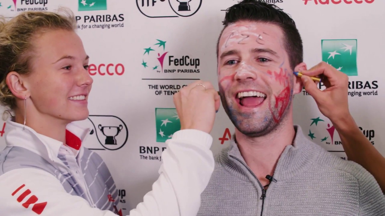 Czech Fed Cup team take the Facepaint Challenge