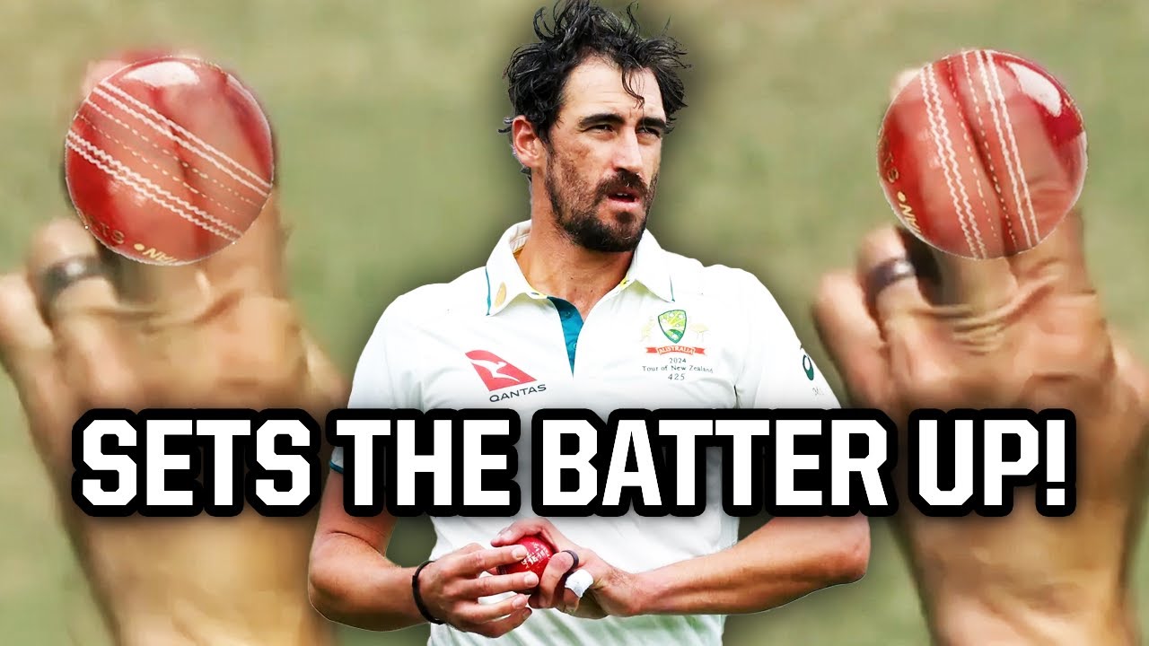 Mitchell Starc takes Tom Latham's wicket with a fun sequence, a breakdown