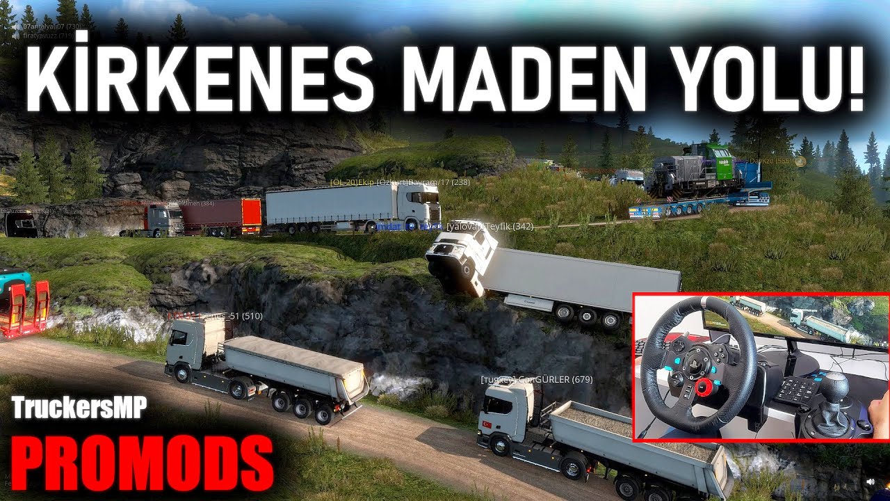 SİNİR KRİZİ! - KİRKENES MADEN YOLU - ETS 2 MP ProMods G29