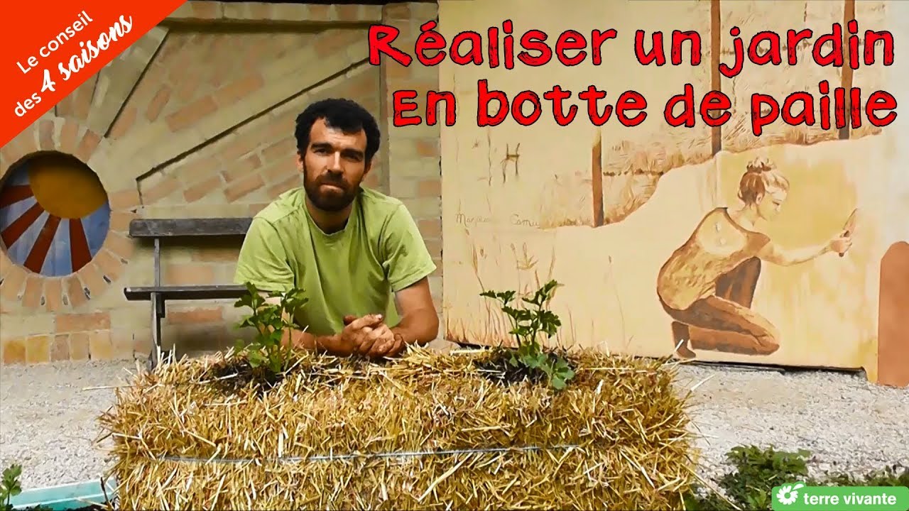 Réaliser un jardin en botte de paille - Le conseil des 4 saisons