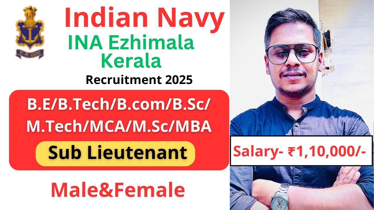 Indian Navy SSC Officer Recruitment 2025 | Navy Jobs Malayalam | Defence Jobs 2025
