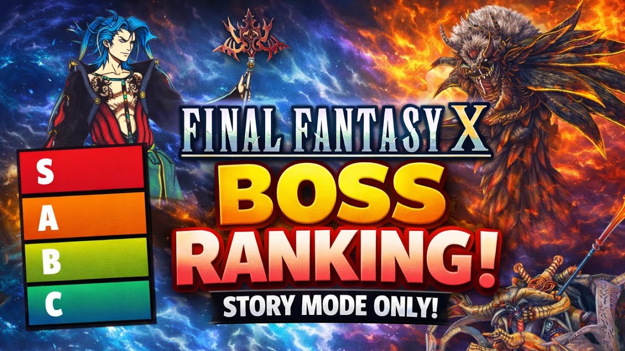 🔥 Final Fantasy X – Story Boss Tier List | Ranking Every Main Boss! 🔥