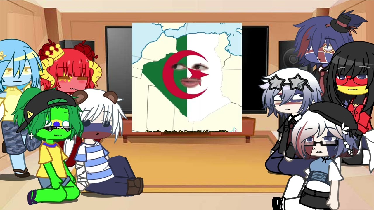 Países reagindo aos vídeos do @oipedrodaher ( gacha club )
