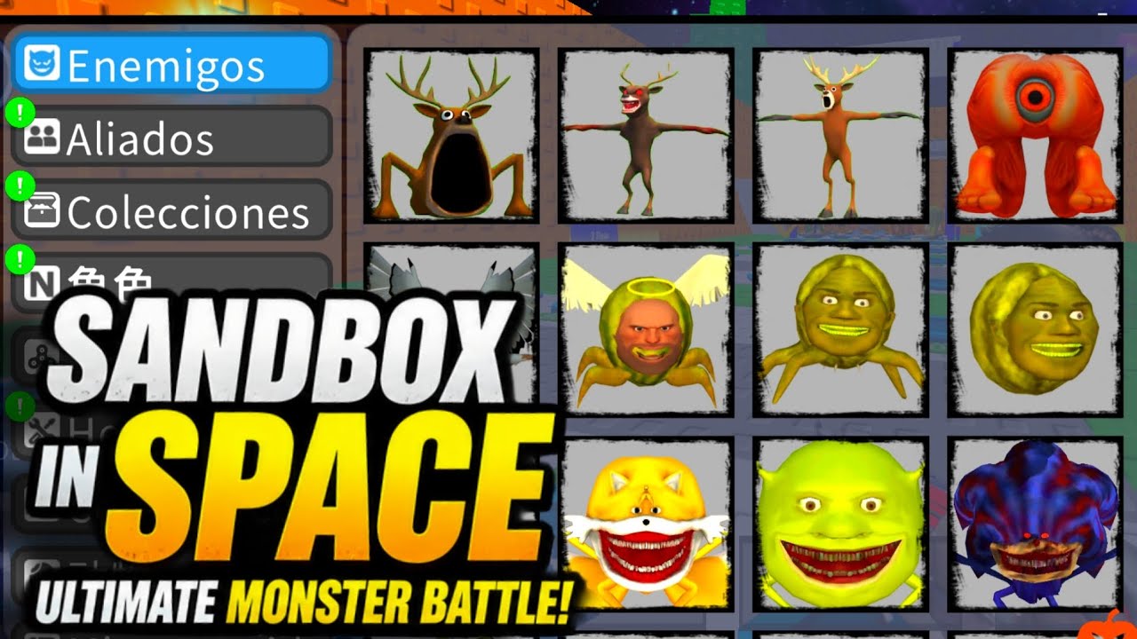 I Spawned CRAZY Monsters in Space Sandbox 😱 (Ultimate Battle Begins!)