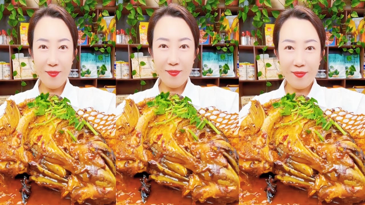 Steamed salmon, sweet and salty, delicious