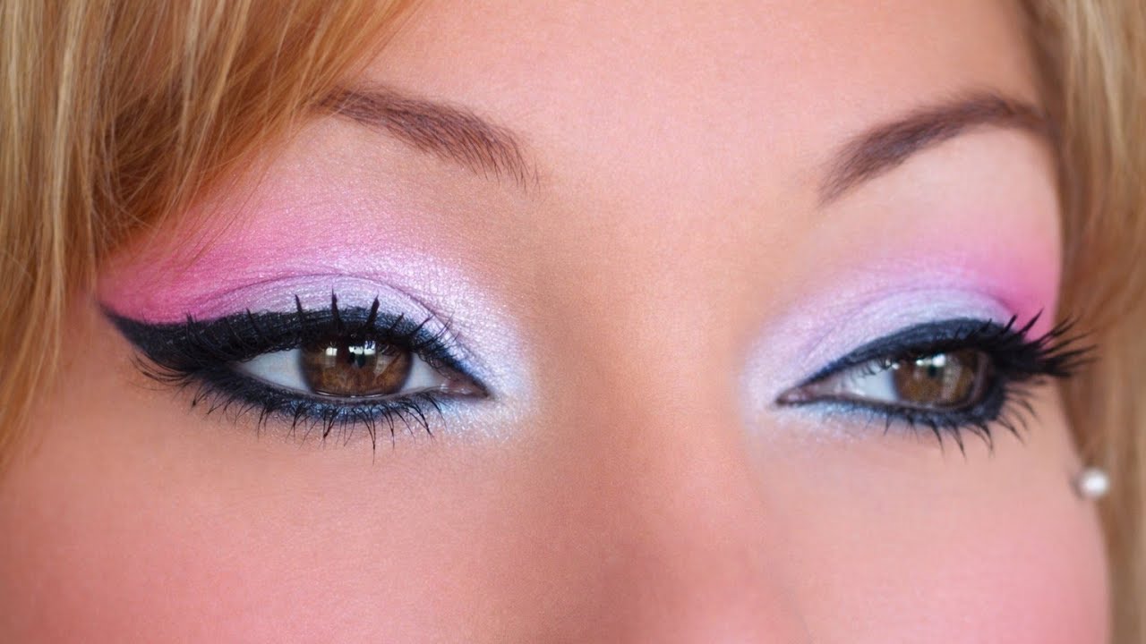 👉 Maquillage Printemps Coloré 🌷 Look lumineux rose & bleu facile à reproduire