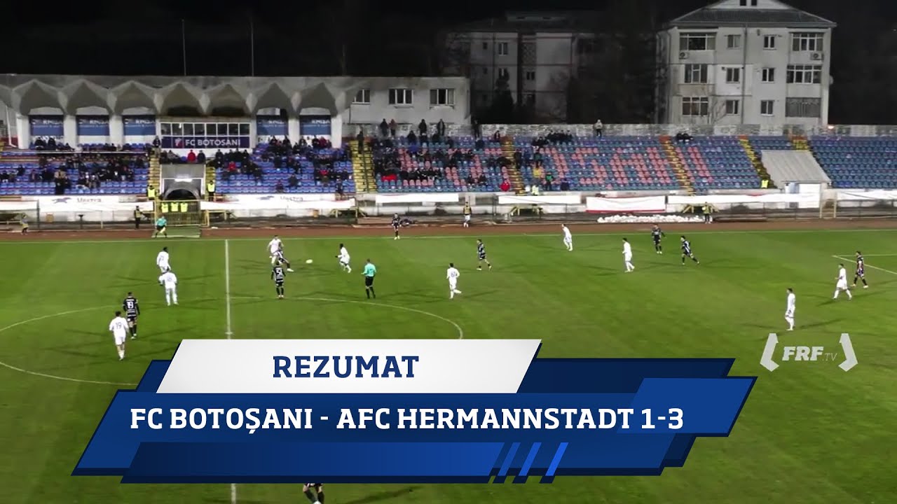 Cupa Rom&acirc;niei Betano, faza grupelor: FC Botoșani - AFC Hermannstadt 1-3 (Rezumat, 3.12.2025)