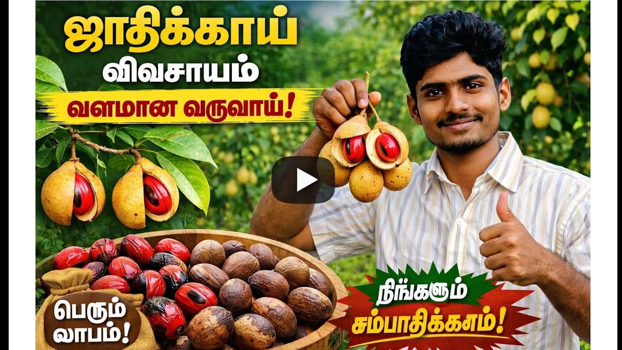Nutmeg farming in tamil full tips@iyarkaisevagan 