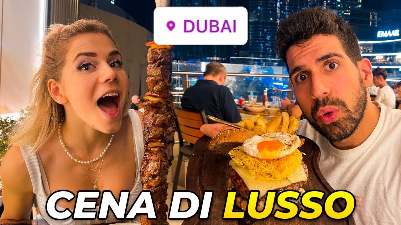 PORTO IL MIO RAGAZZO IN UN RISTORANTE DI LUSSO A DUBAI