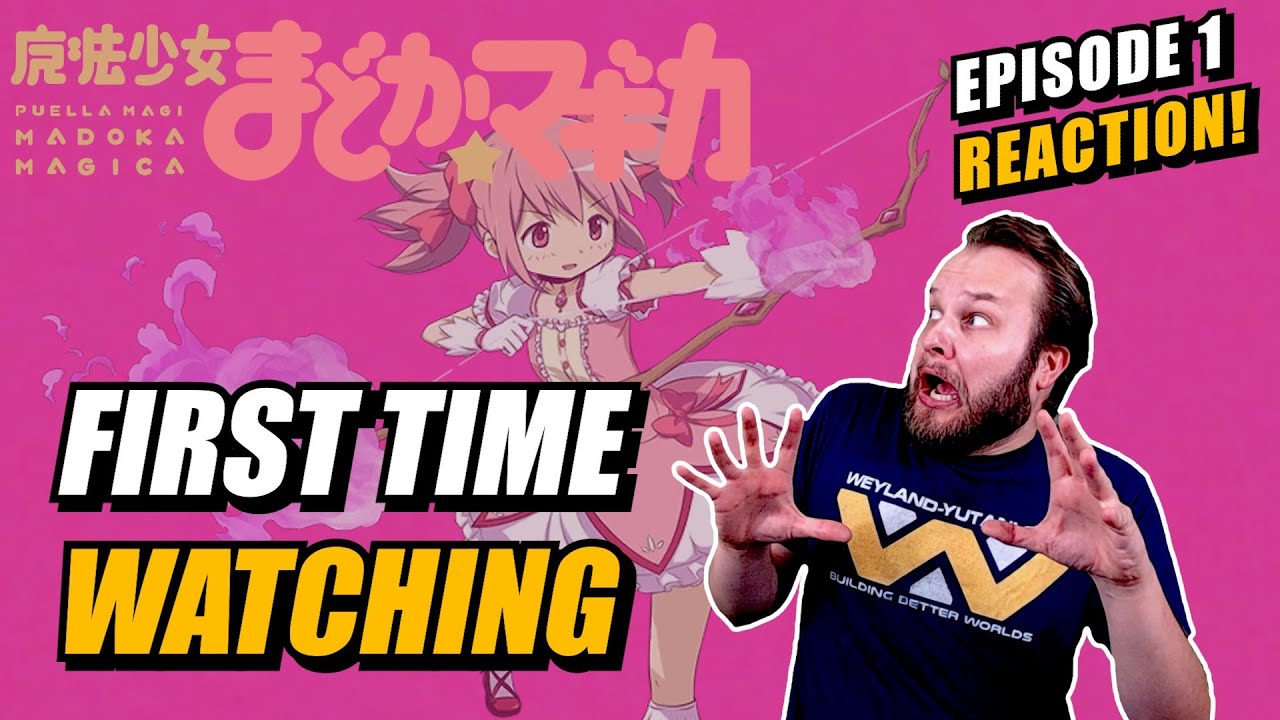 MADOKA MAGICA EPISODE 1 REACTION | FIRST TIME WATCHING!