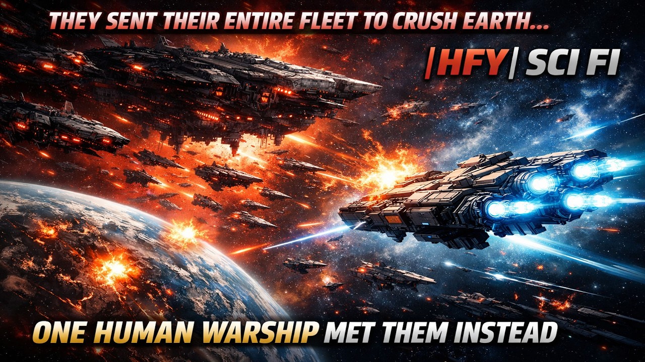They Sent Their Entire Fleet To Crush Earth. One Human Warship Met Them Instead |HFY| SCI FI