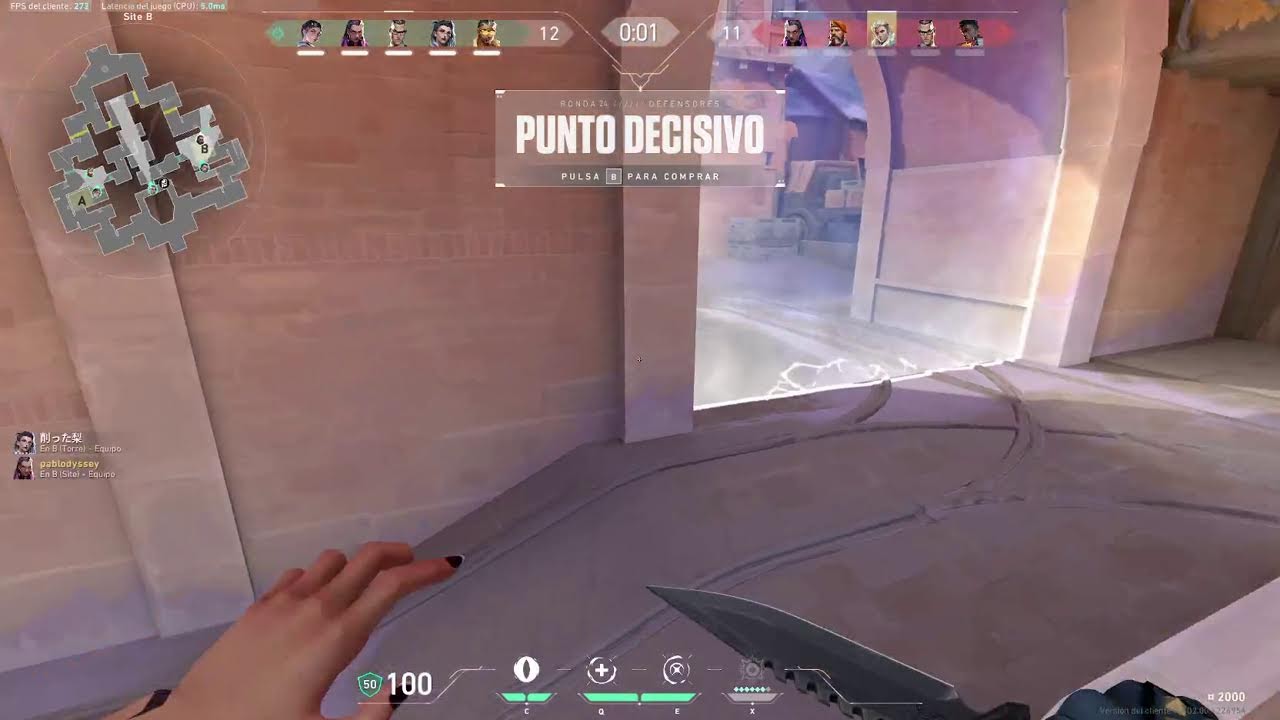 Jugando Valorant