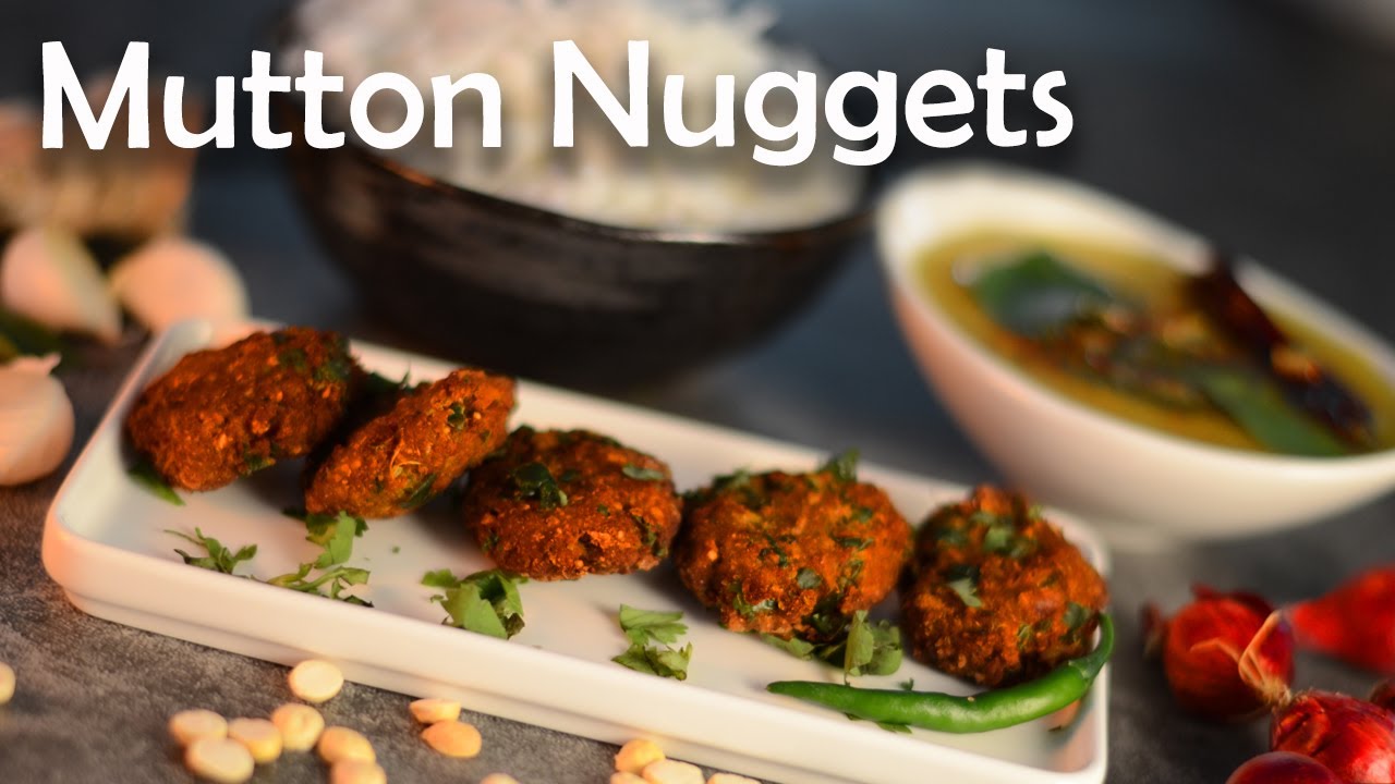 Mutton Nuggets | மட்டன் வடை | Mutton Vadai | Kari Vadai | Simple Non-Veg Appetizer