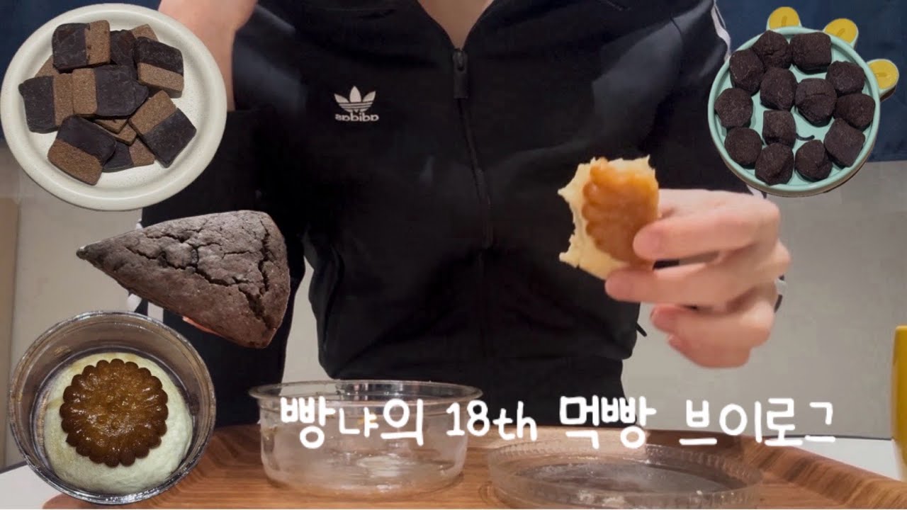 빵냐의 18th 먹빵브이로그(쑤니맘베이커리, 윤쓰코티, 머드스콘, 빵달산)