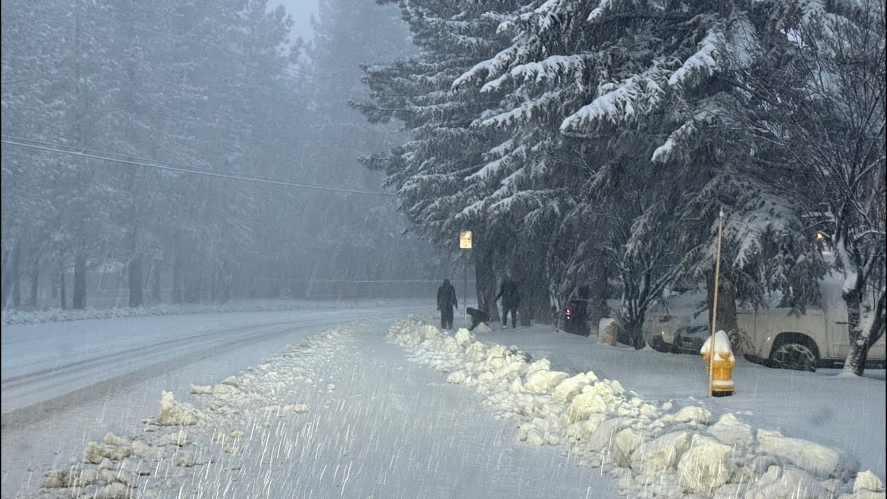 🔴LIVE. Big Bear ☃️SNOW ❄️Piling Up Fast. Come on a Cruise With us 😱2/16/2026