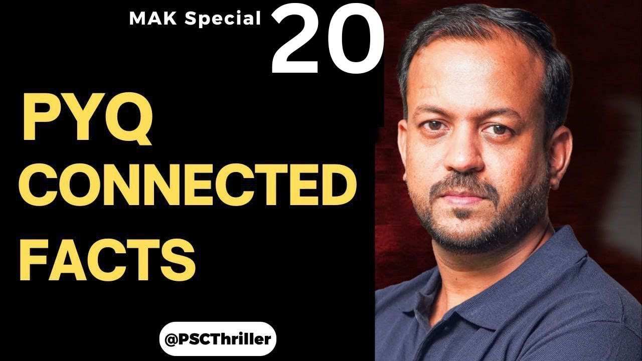 PYQ Connected Facts 20 || LDC Kollam, Kannur (2024)