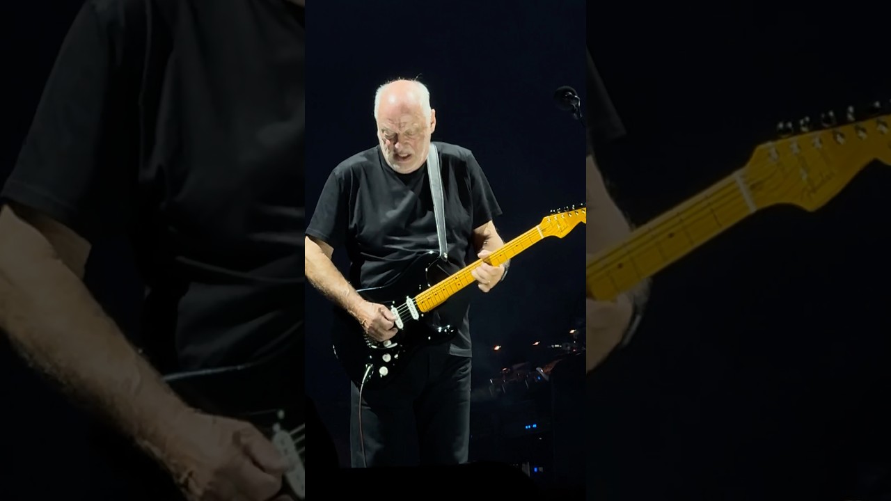 Comfortably Numb 2nd SOLO Live in #ROME 09/28 | 4K - #shorts #davidgilmour #comfortablynumb