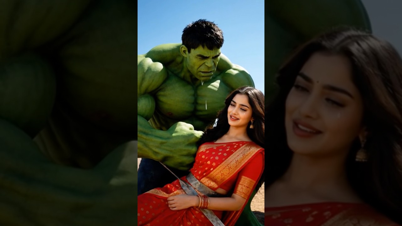 Hulk wife kidnapped by thanos #hulk #hulkmode #avengers #bhootwala #cartoon #shorts