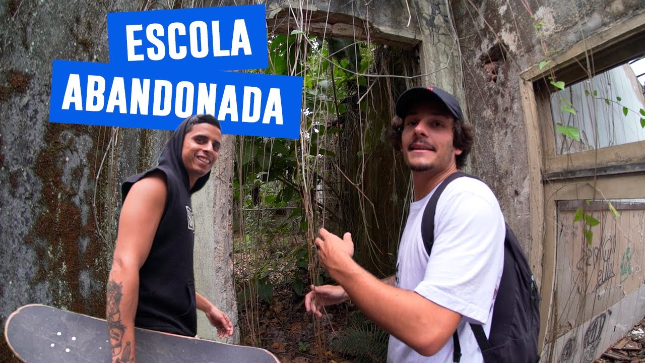 ANDAMOS EM UMA ESCOLA ABANDONADA!