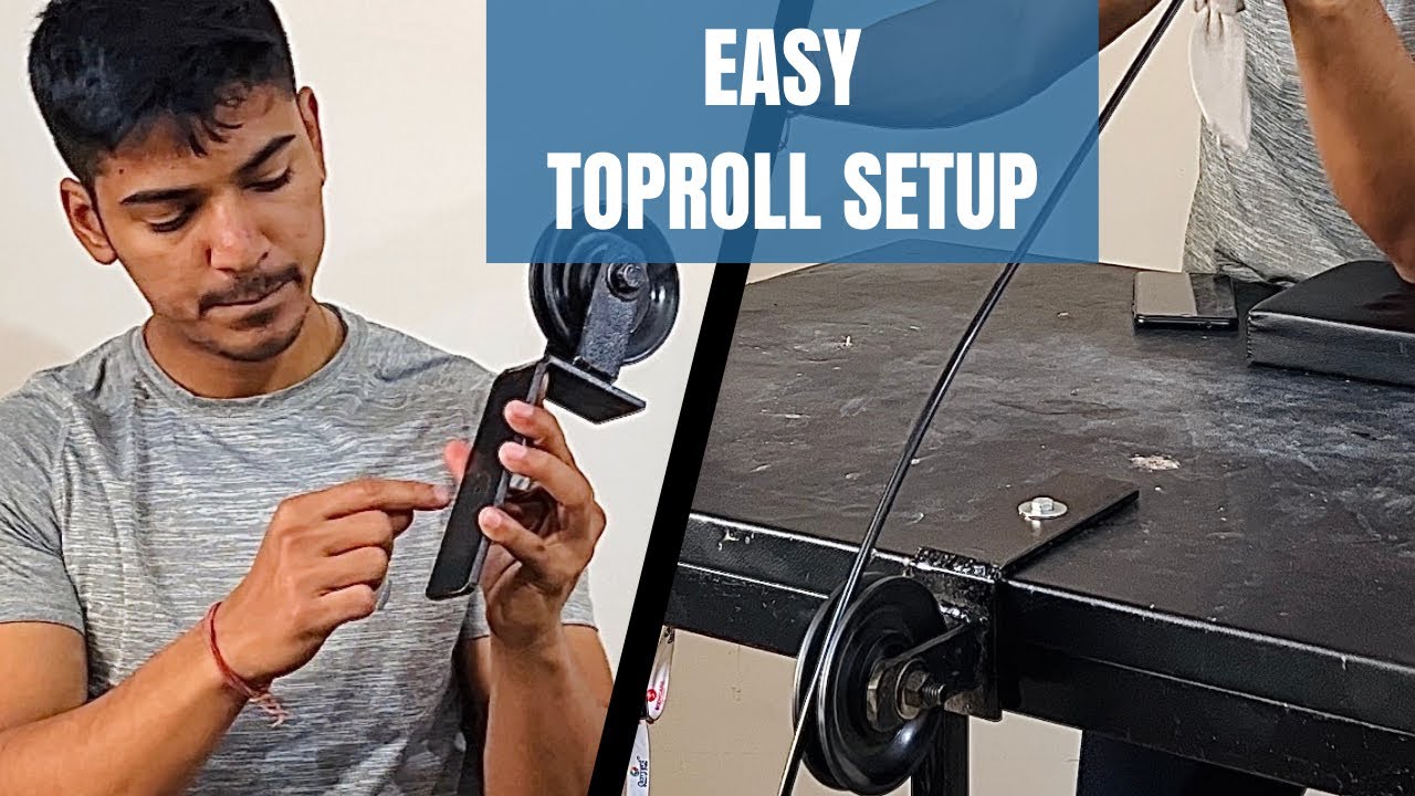 Arm wrestling TOPROLL setup  on your table | best TOPROLL workout | pronation, rising, back pressure