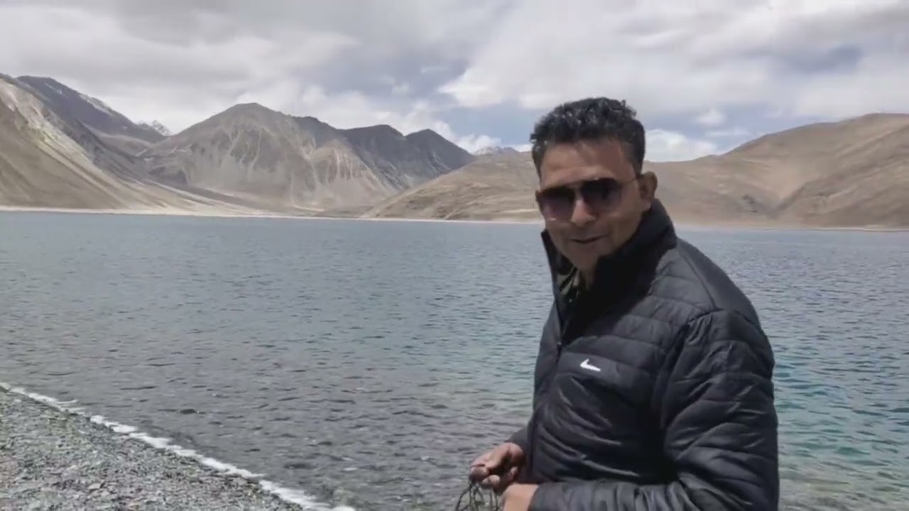 #Pangong lake #ladakh Why the colour of Pangong Lake is blue?