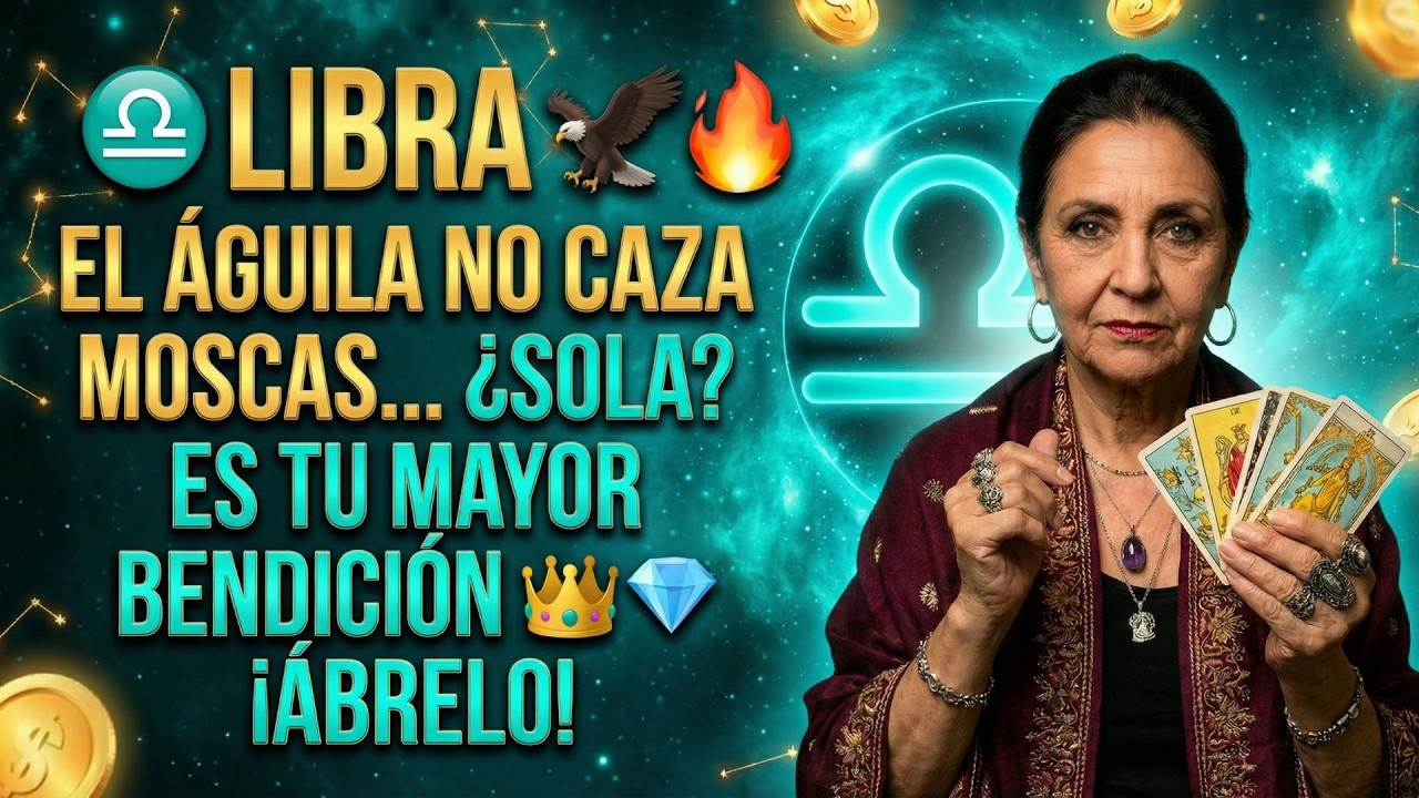 ♎ LIBRA 🦅🔥 EL ÁGUILA NO CAZA MOSCAS... ¿SOLA? ES TU MAYOR BENDICIÓN 👑💎 ¡ÁBRELO!