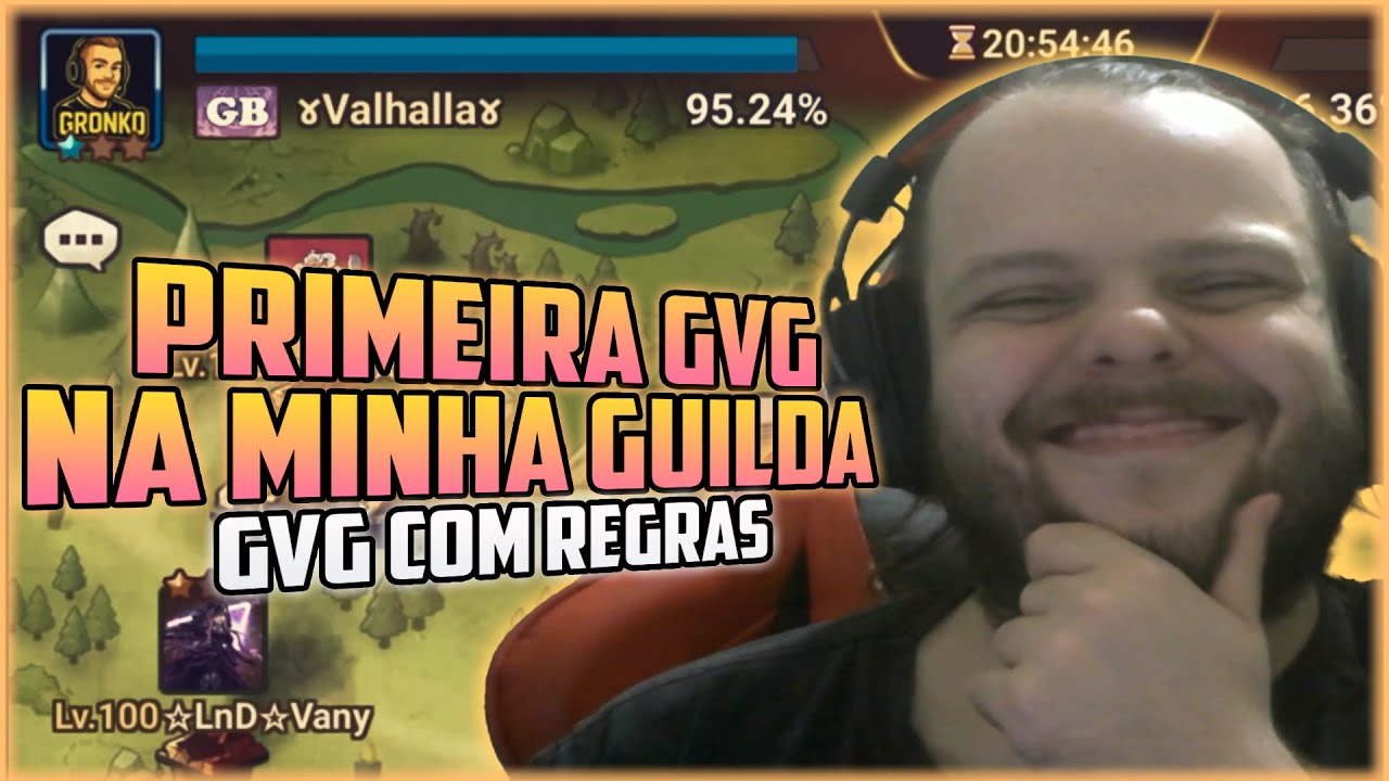 PRIMEIRA GVG COM REGRAS NA MINHA NOVA GUILDA - SUMMONERS WAR