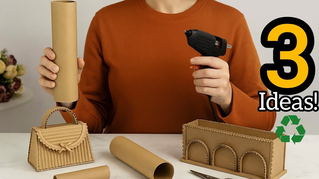 3 Creative Cardboard Ideas 😱 Stylish & Luxurious Décor on a Budget
