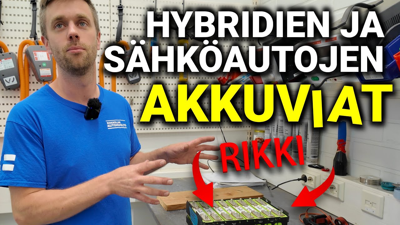 558. Hybridien ja sähköautojen akkuviat, -testaus ja -korjaus, EV-guru Jesse Haapala
