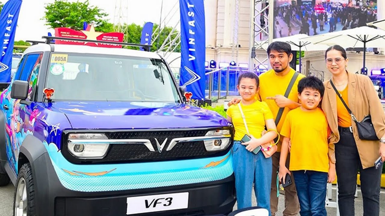 Rode my VinFast VF3 to the Family Fun Fest — what a ride! 🚗⚡🎉