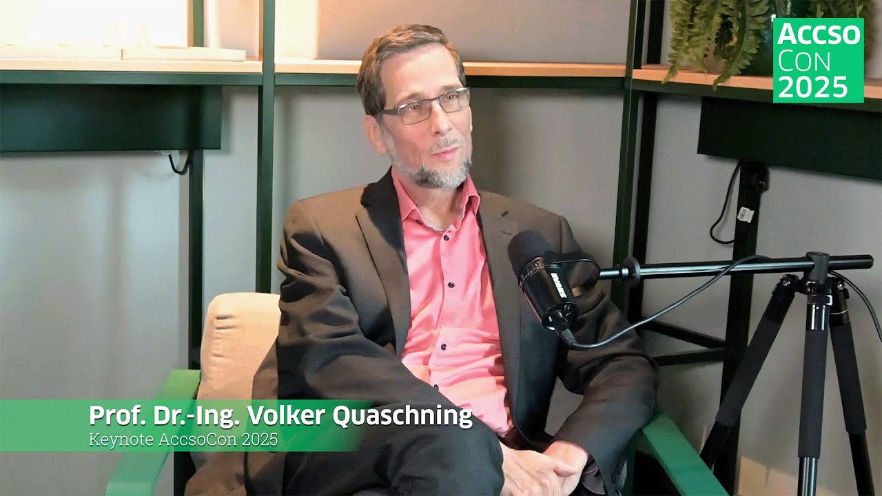 AccsoCon 2025 mit Prof. Volker Quaschning