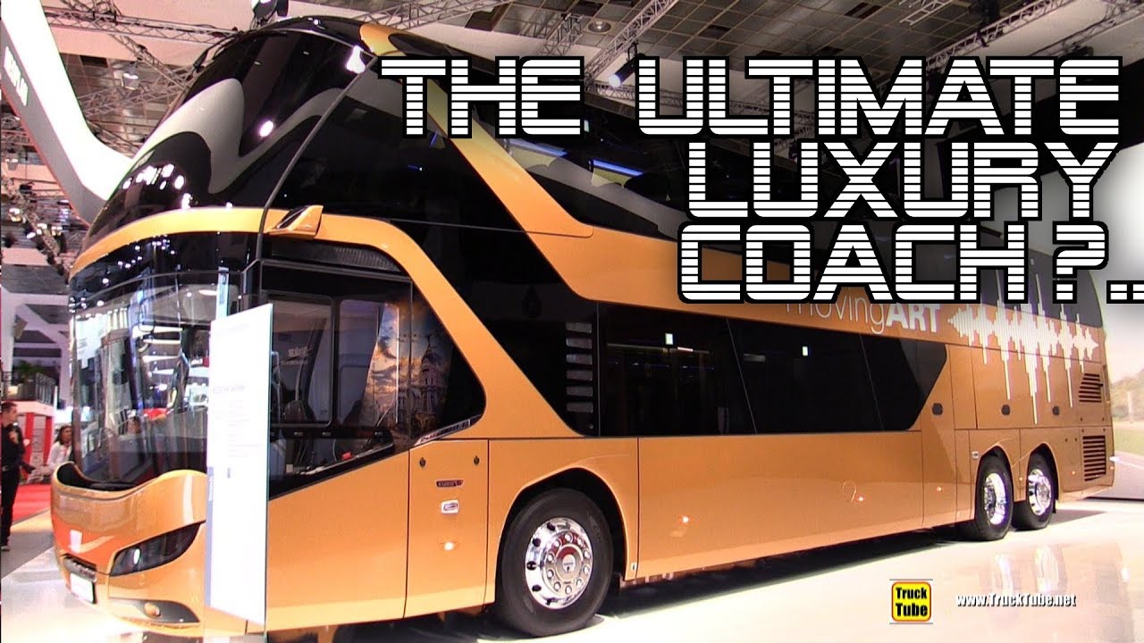 2020 Neoplan Skyliner 76-Seat Double Decker Luxury Coach - Exterior Interior Walkaround