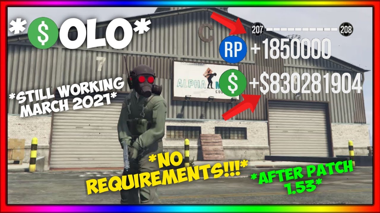 *WORKING NOW MAR 2021* GTA 5* AFK MONEY & RP GLITCH!* *SOLO* MAKE MILLIONS!*(XBOX/PS/PC)1.53