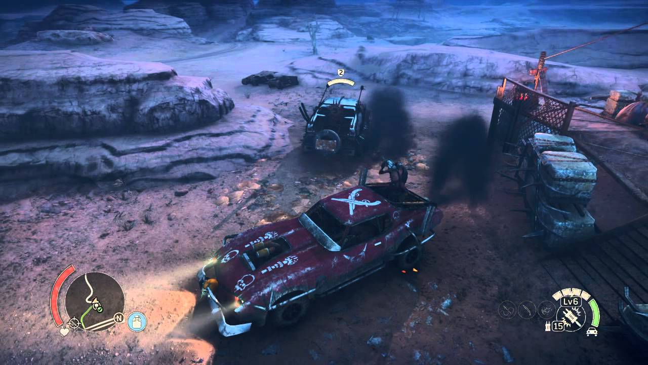 Mad Max Vehicle Locations for Buzzards/Fire Raider x2, Scrotus