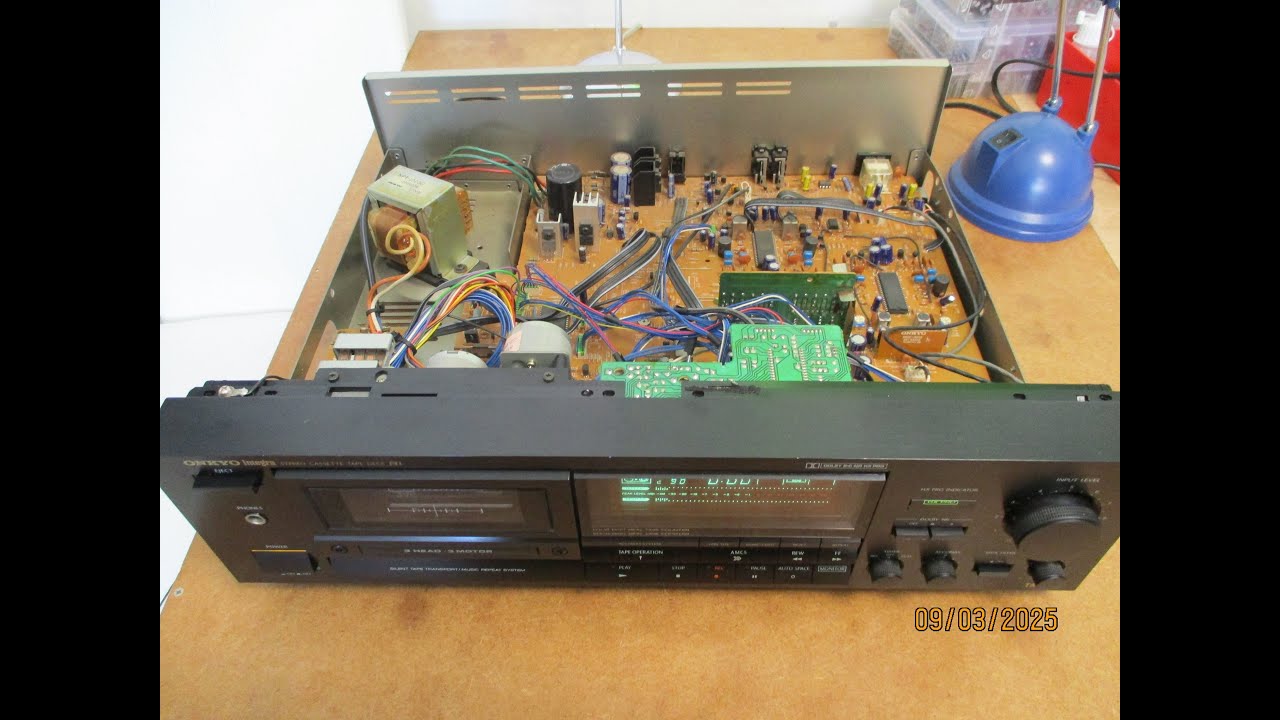 Onkyo TA2550 Top Tape Deck  Riemenwechseln und Wartung