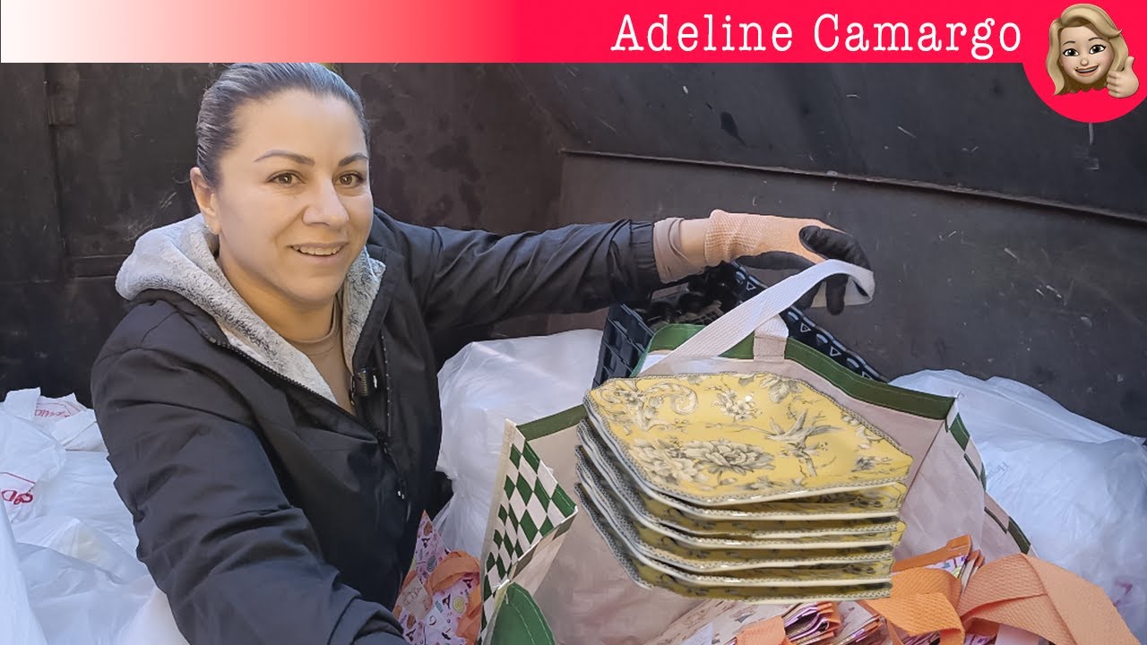 O primeiro dumpster de 2026 rendeu muito, resgatei sacolas cheias @Adeline Camargo