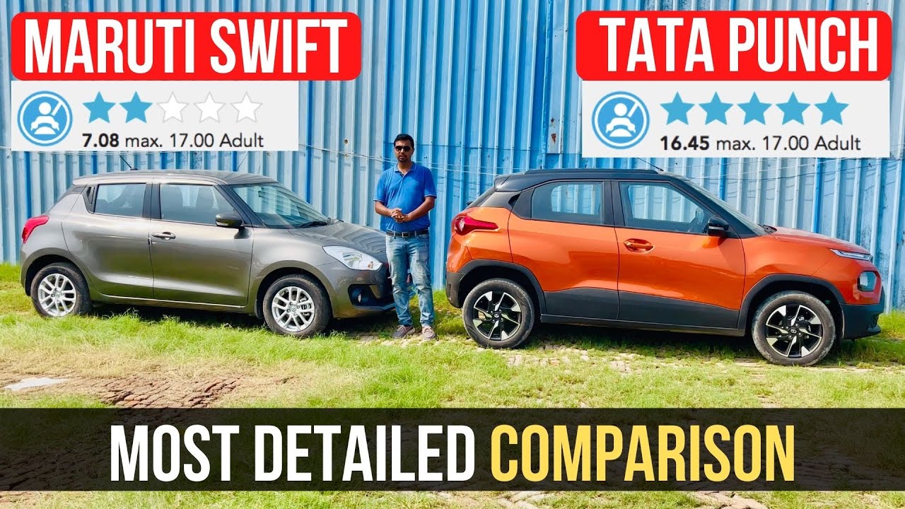 Tata Punch Vs Maruti Suzuki Swift - Exclusive Detailed Comparison