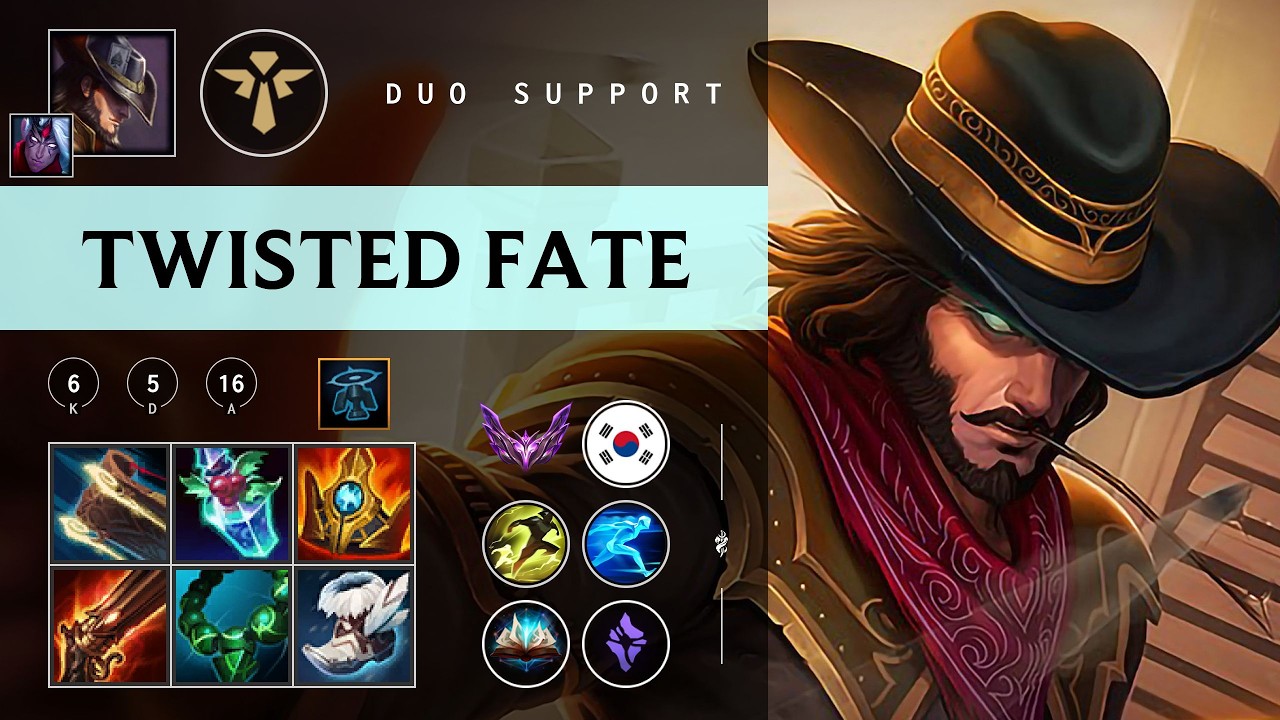 Twisted Fate Support vs Braum - KR Master Patch 26.03