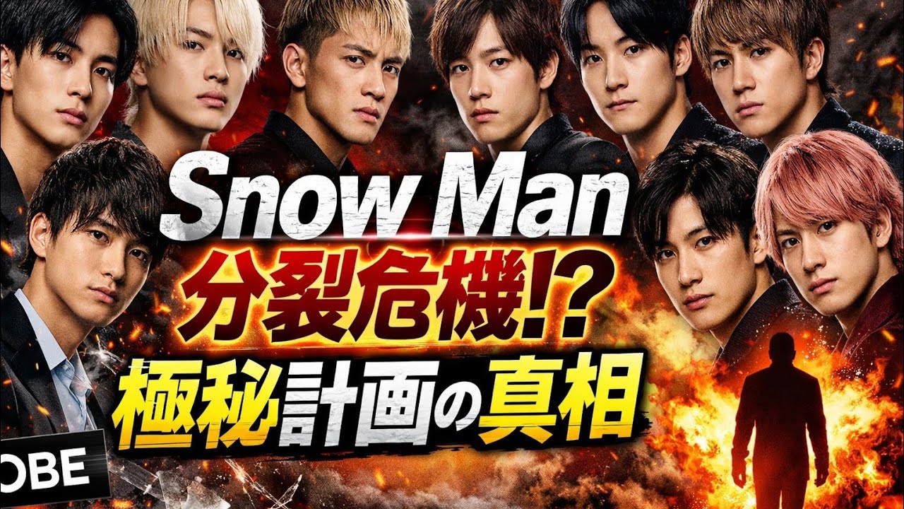 🔥Snow Man大激震‼️9人の覚悟と極秘プロジェクトの全貌とは？👀