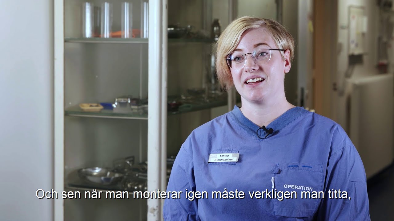 Emma är steriltekniker.