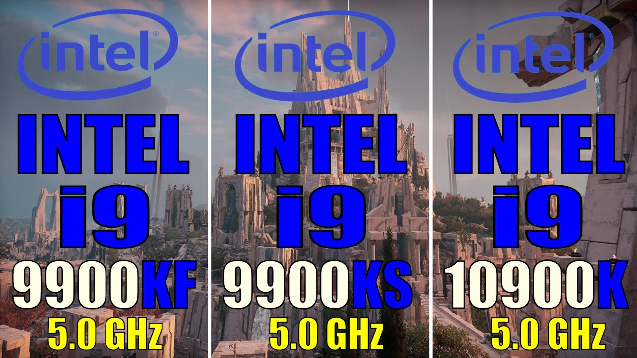 CORE i9 9900KF vs CORE i9 9900KS vs CORE i9 10900K | PC GAMES TEST |