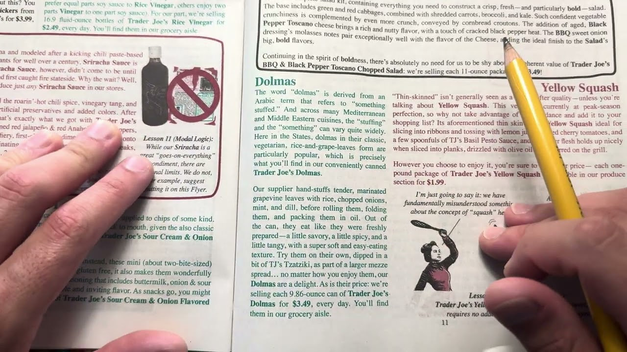 Reading To You - Skimming Through Trader Joe's Fearless Flyer ASMR
