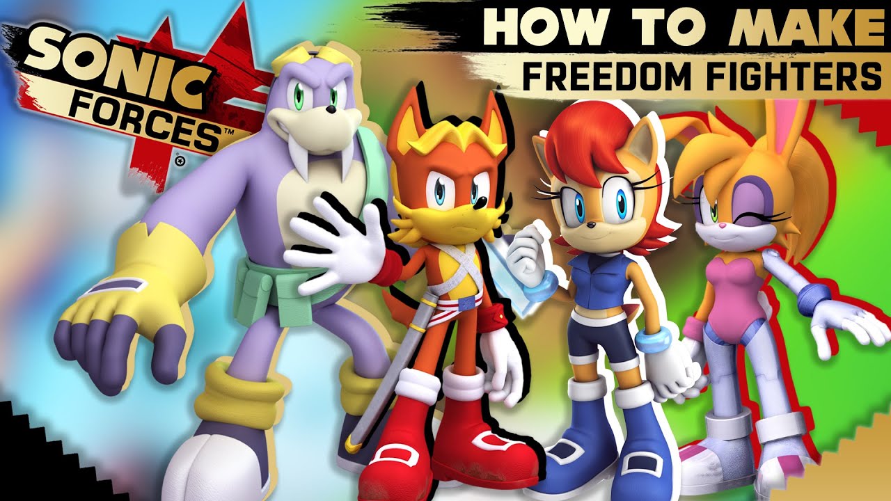 Sonic Forces - FREEDOM FIGHTERS CHARACTER CREATION!