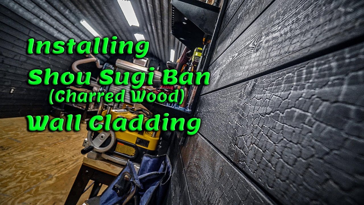 Installing Shou Sugi Ban Walls ( Charred Wood Walls)