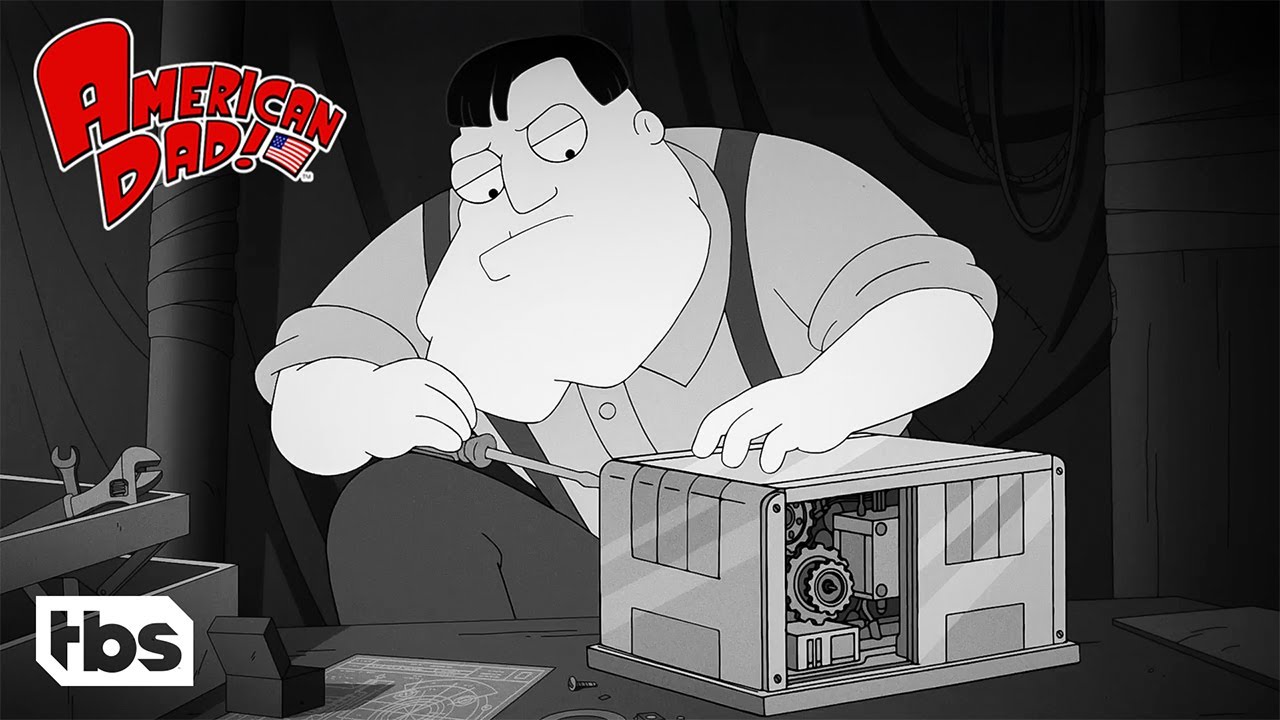Silent Movie Stan Invents Talking (Clip) | American Dad | TBS