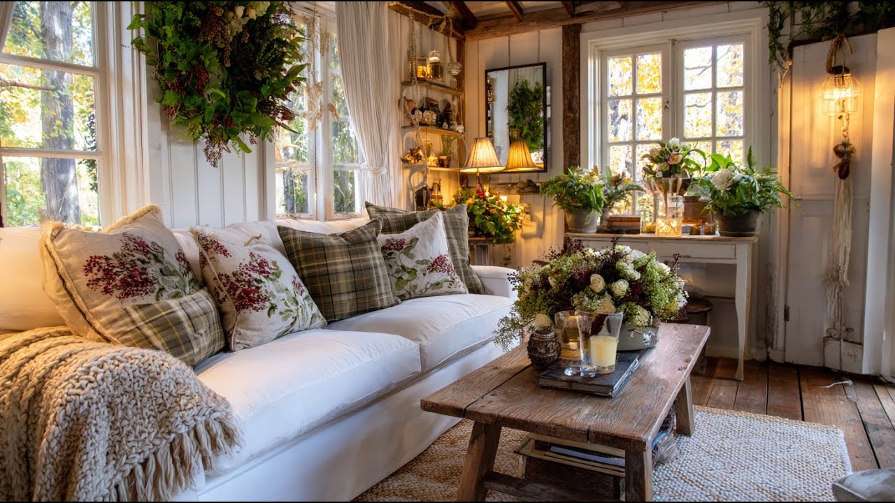 Cottagecore Winter Home Decorating Ideas for a Soft, Whimsical, and Comforting Interior!