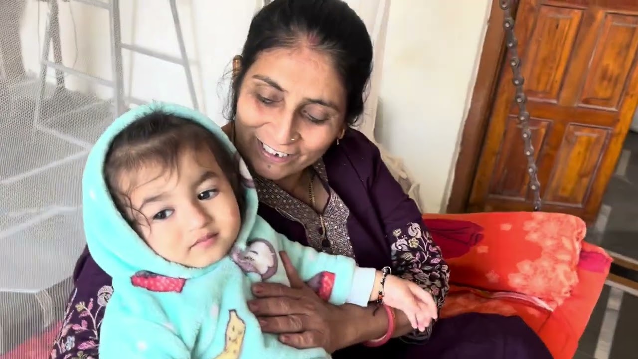 નાની નાના ઘરે આવ્યા ☺️nani nana ghare aavya☺️